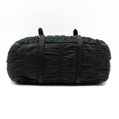 Gaufre Tote Green Tessuto Nylon