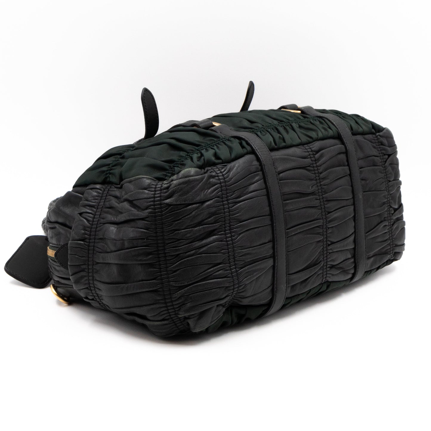 Gaufre Tote Green Tessuto Nylon