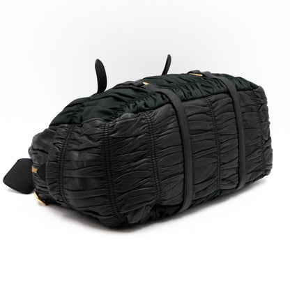 Gaufre Tote Green Tessuto Nylon