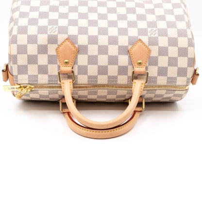 Louis-vuitton Speedy 30 Bandouliere Damier Azur