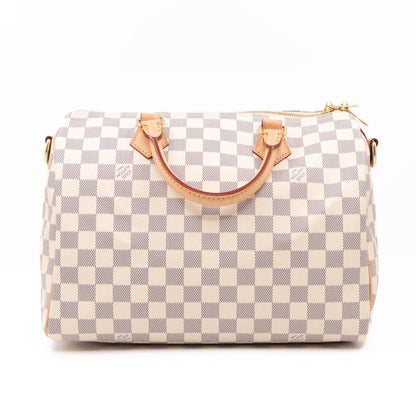 Louis-vuitton Speedy 30 Bandouliere Damier Azur