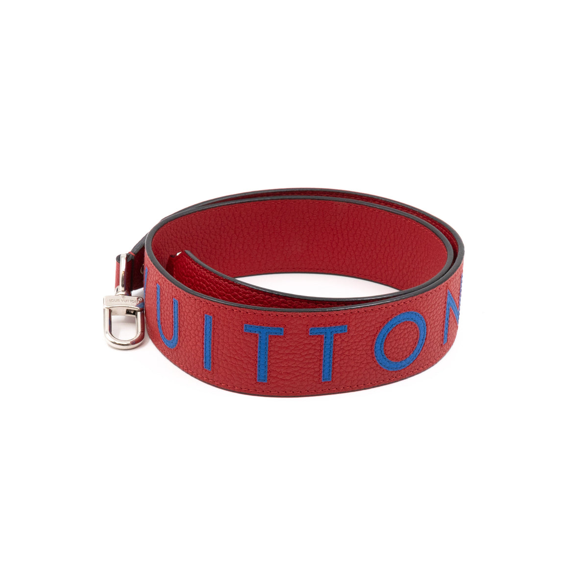Louis-vuitton Bandoulière Shoulder Strap Red Leather