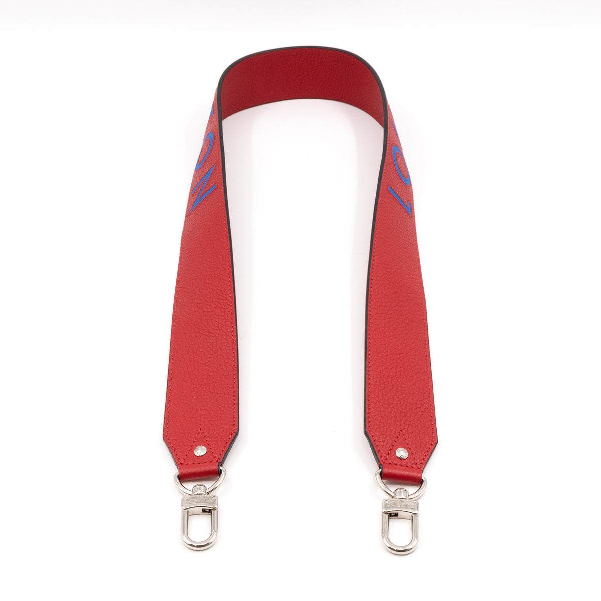 Louis-vuitton Bandoulière Shoulder Strap Red Leather