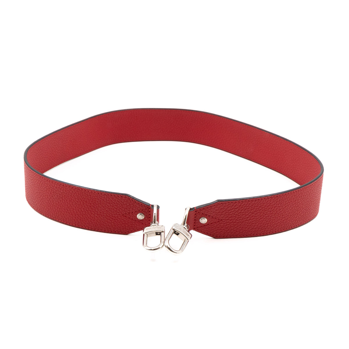 Louis-vuitton Bandoulière Shoulder Strap Red Leather