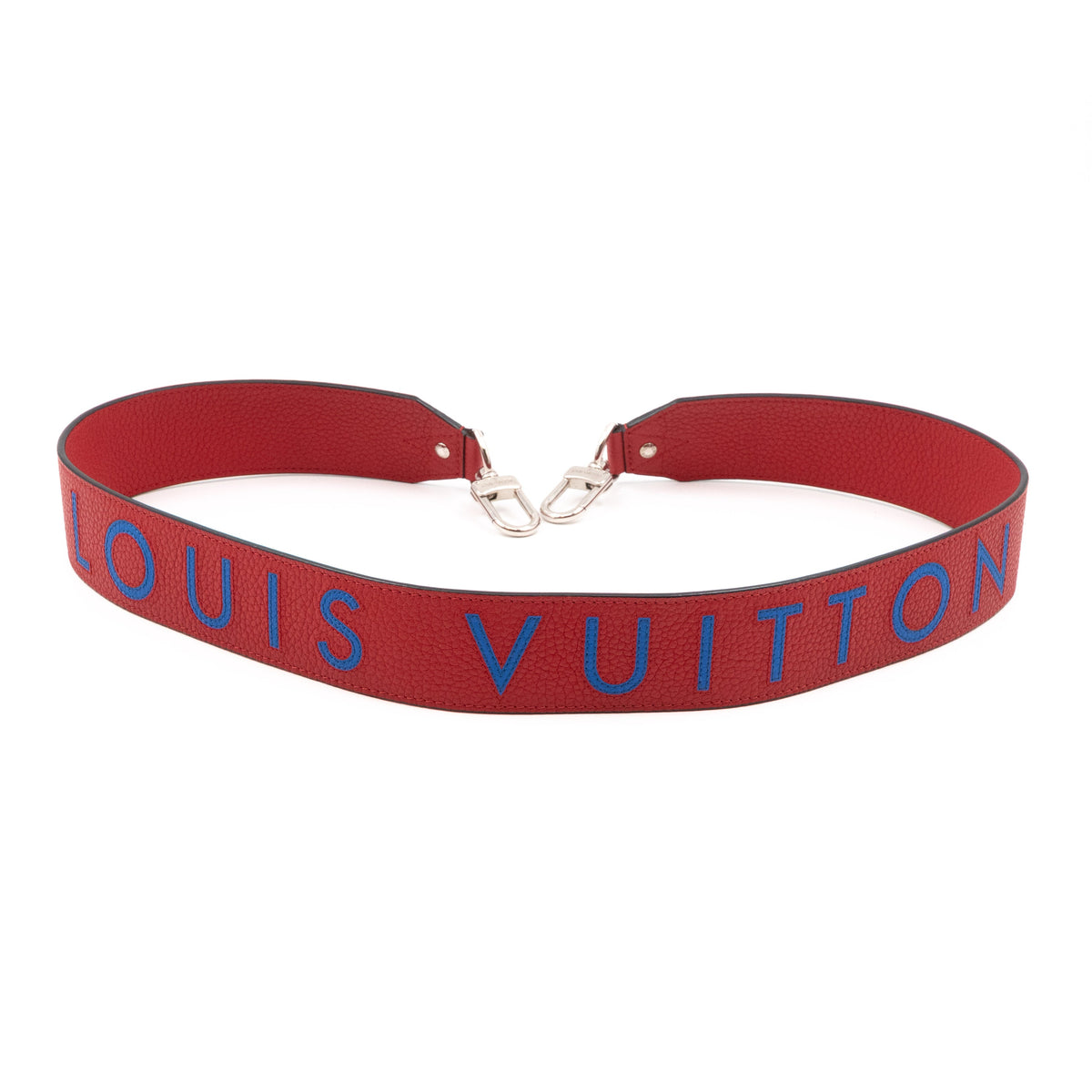Louis-vuitton Bandoulière Shoulder Strap Red Leather