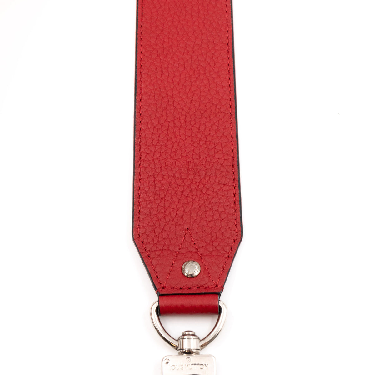 Louis-vuitton Bandoulière Shoulder Strap Red Leather