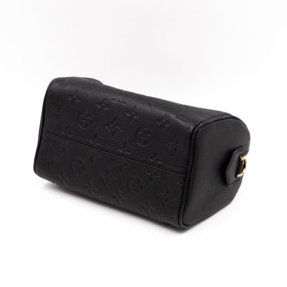 Louis-vuitton Speedy 20 Bandouliere Monogram Empreinte Black