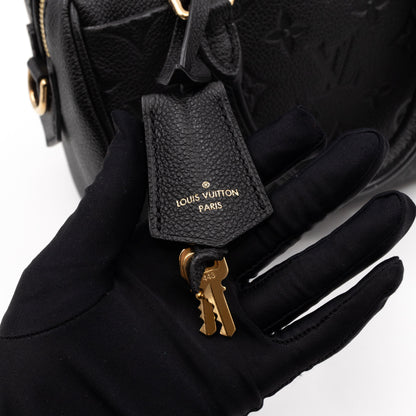 Louis-vuitton Speedy 20 Bandouliere Monogram Empreinte Black