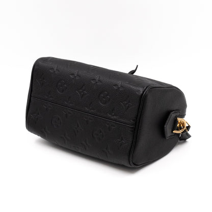 Louis-vuitton Speedy 20 Bandouliere Monogram Empreinte Black