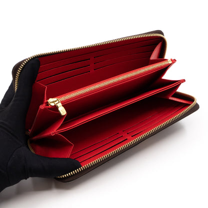 Louis-vuitton Zippy Wallet Damier Ebene Vivienne Amusement Park