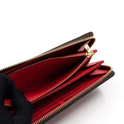 Louis-vuitton Zippy Wallet Damier Ebene Vivienne Amusement Park