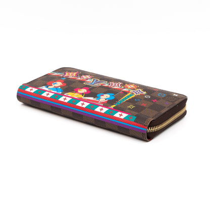 Louis-vuitton Zippy Wallet Damier Ebene Vivienne Amusement Park