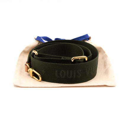 Louis-vuitton Bandoulière Shoulder Strap Green Khaki Jacquard