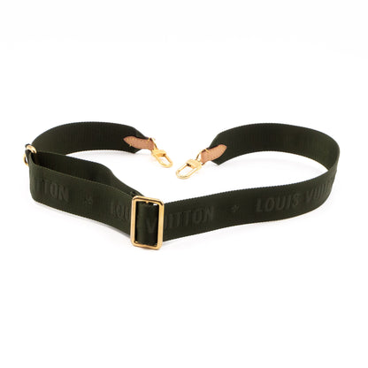 Louis-vuitton Bandoulière Shoulder Strap Green Khaki Jacquard