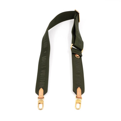 Louis-vuitton Bandoulière Shoulder Strap Green Khaki Jacquard