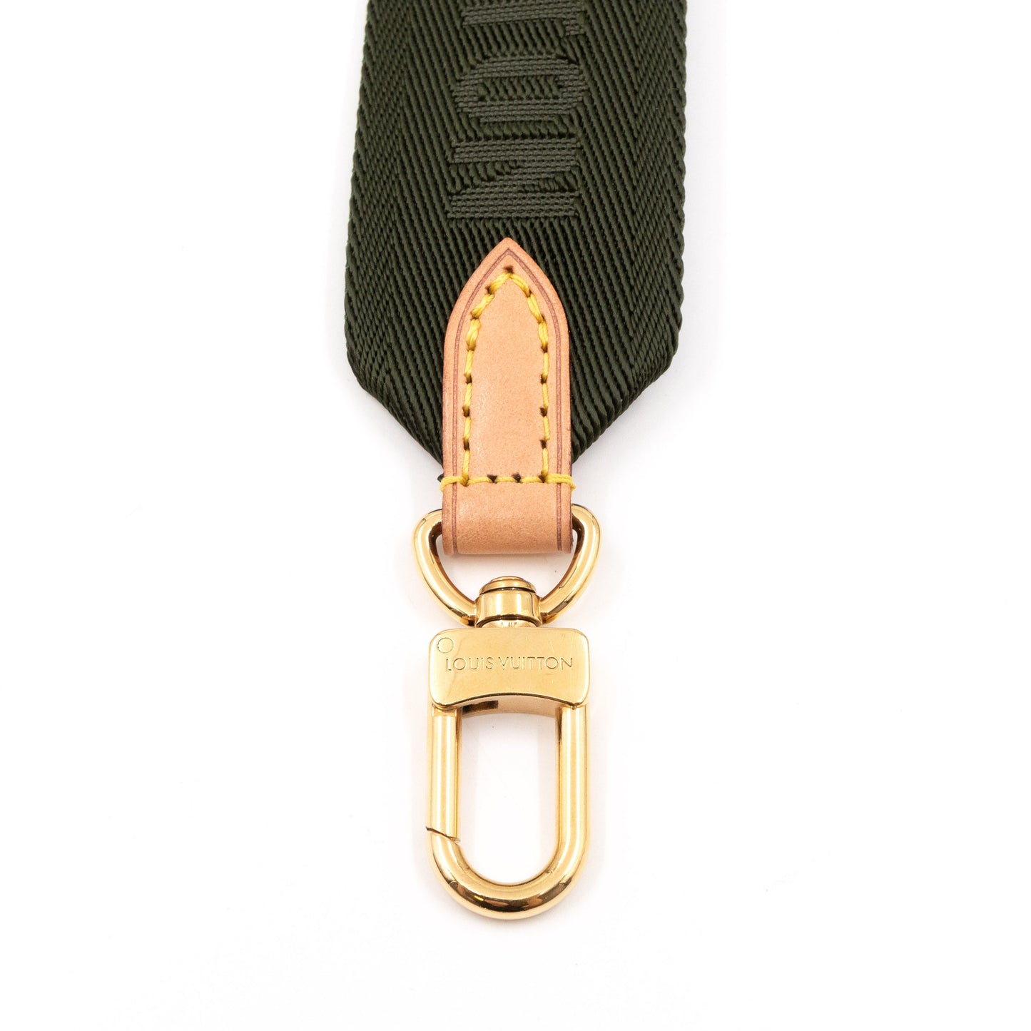 Louis-vuitton Bandoulière Shoulder Strap Green Khaki Jacquard