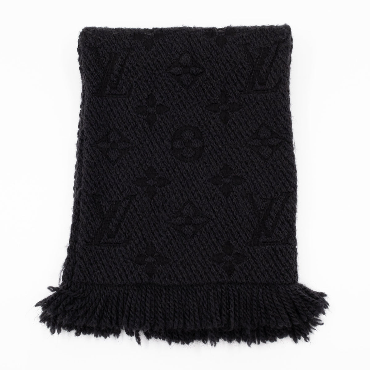Logomania Scarf Black