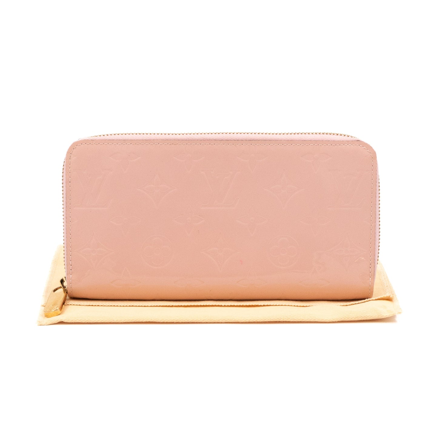 Zippy Wallet Vernis Rose Angelique