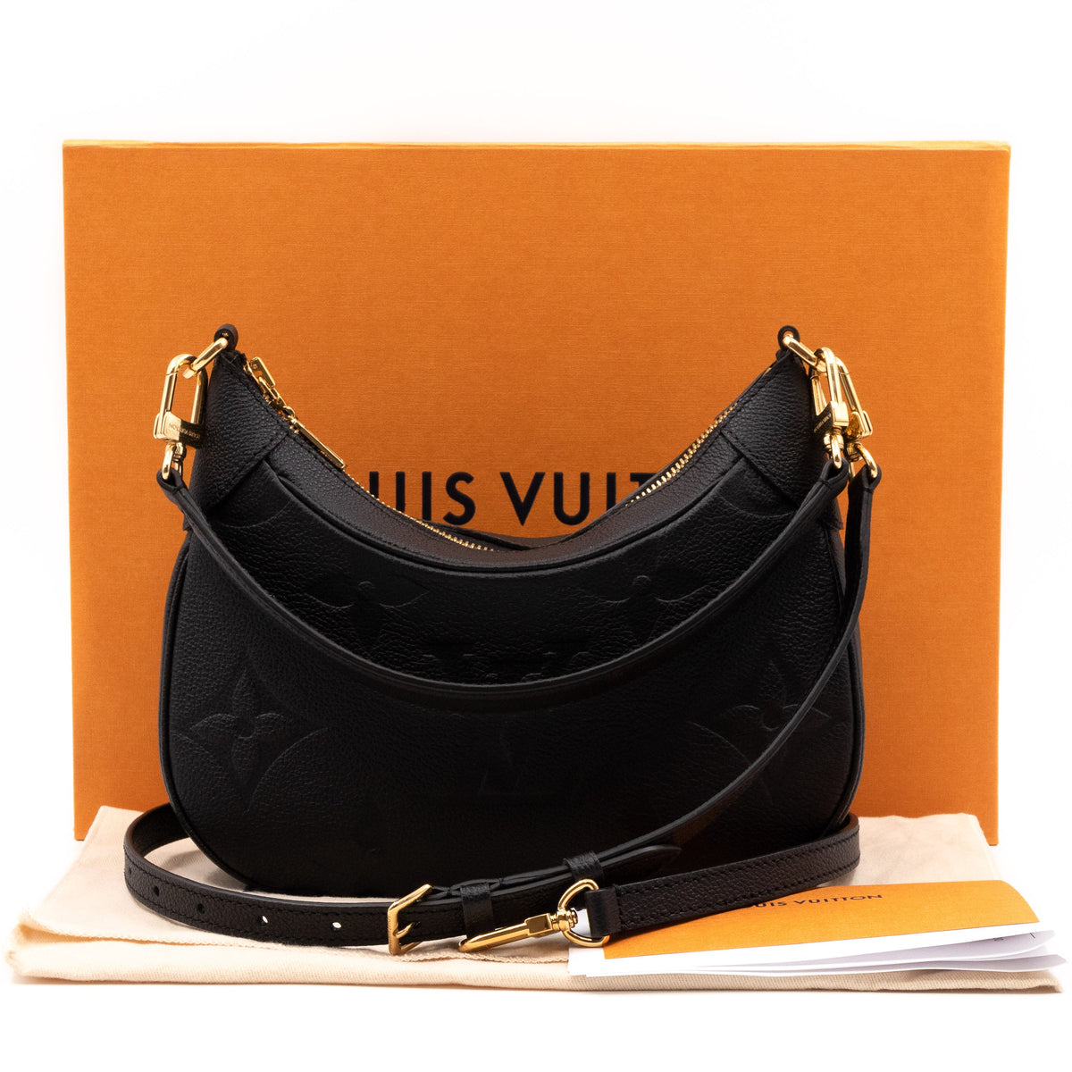 Louis-vuitton Bagatelle Monogram Empreinte Black