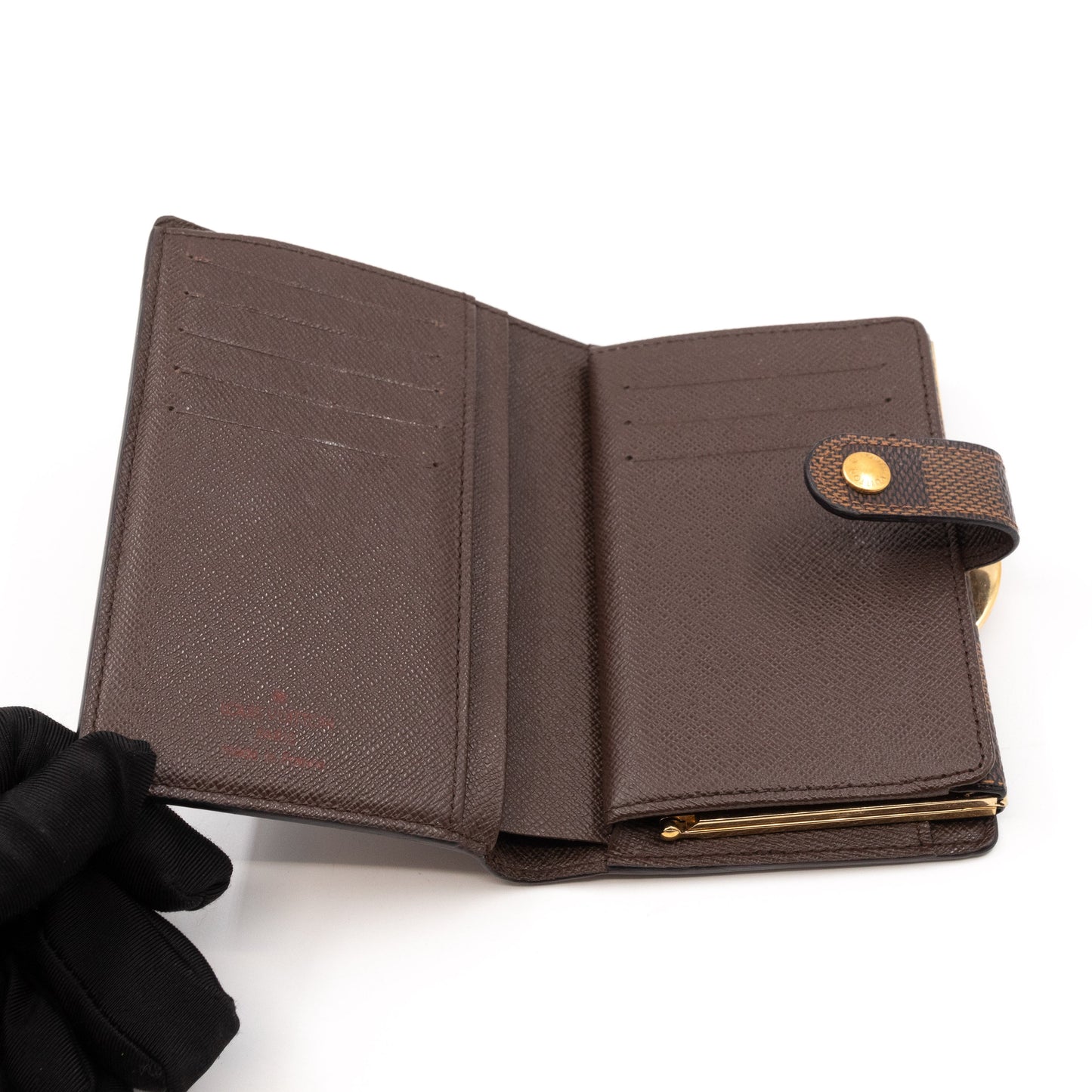 Louis-vuitton Viennois Wallet Damier Ebene