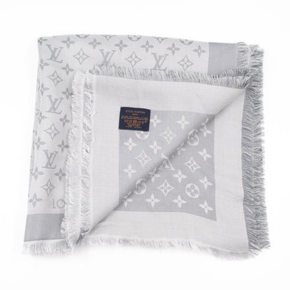 Louis-vuitton Monogram Shine Shawl Glacier