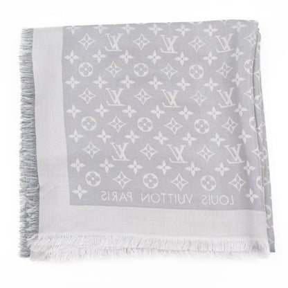 Louis-vuitton Monogram Shine Shawl Glacier