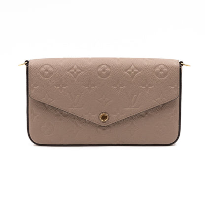 Louis-vuitton Pochette Felicie Monogram Empreinte Dune