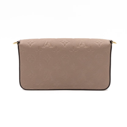 Louis-vuitton Pochette Felicie Monogram Empreinte Dune
