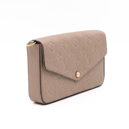 Louis-vuitton Pochette Felicie Monogram Empreinte Dune
