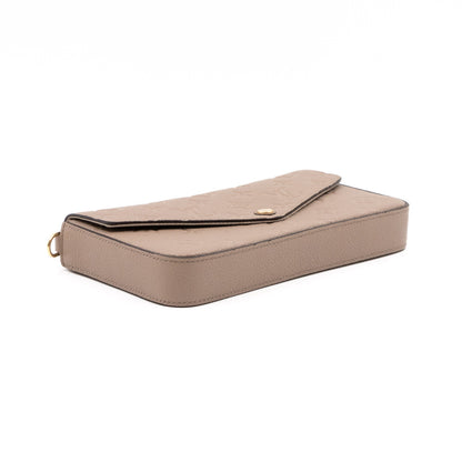 Louis-vuitton Pochette Felicie Monogram Empreinte Dune