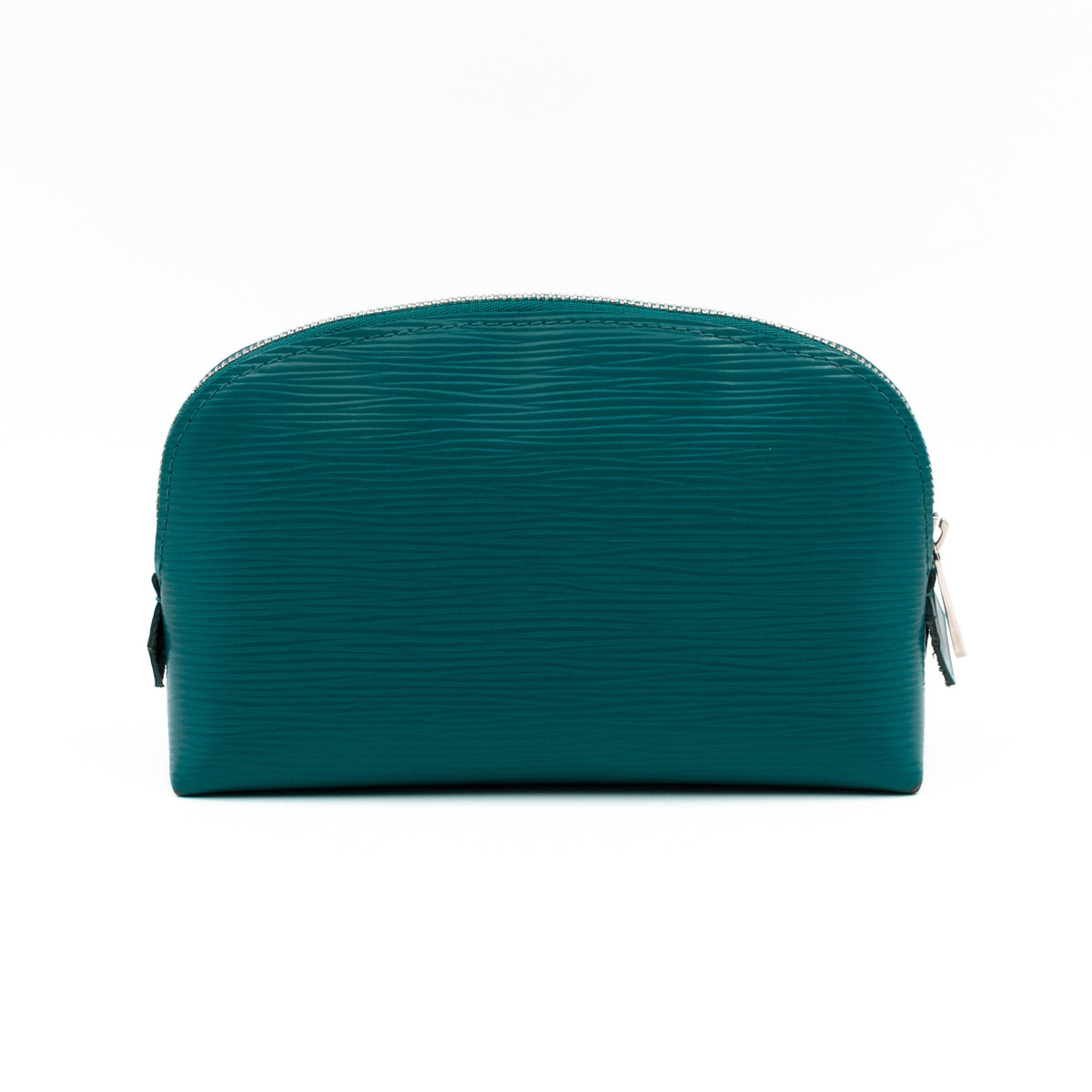 Cosmetic Pouch PM Epi Leather Cyan