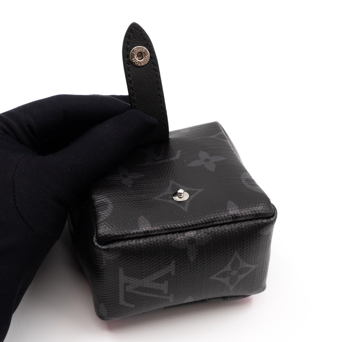 Louis-vuitton Rainbow Box Pouch Bag Charm Key Ring Monogram Eclipse