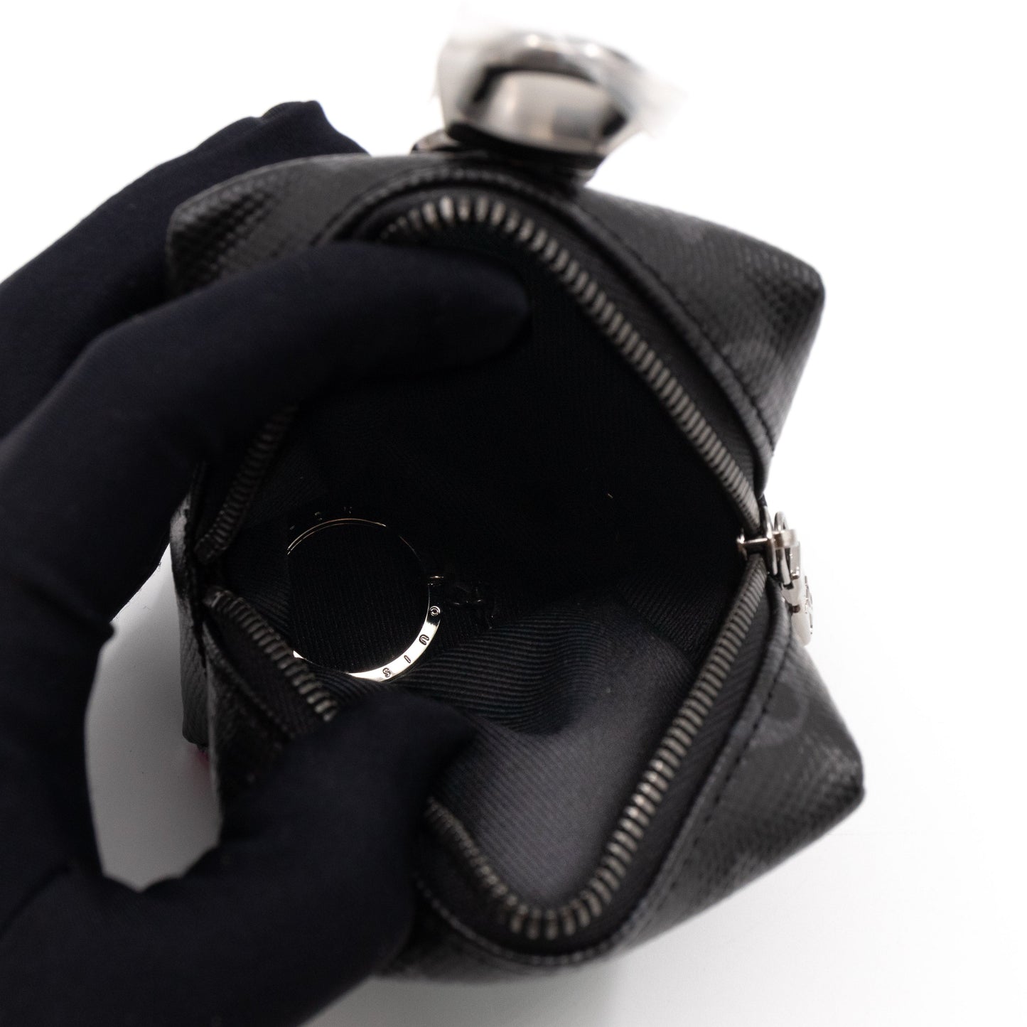Louis-vuitton Rainbow Box Pouch Bag Charm Key Ring Monogram Eclipse