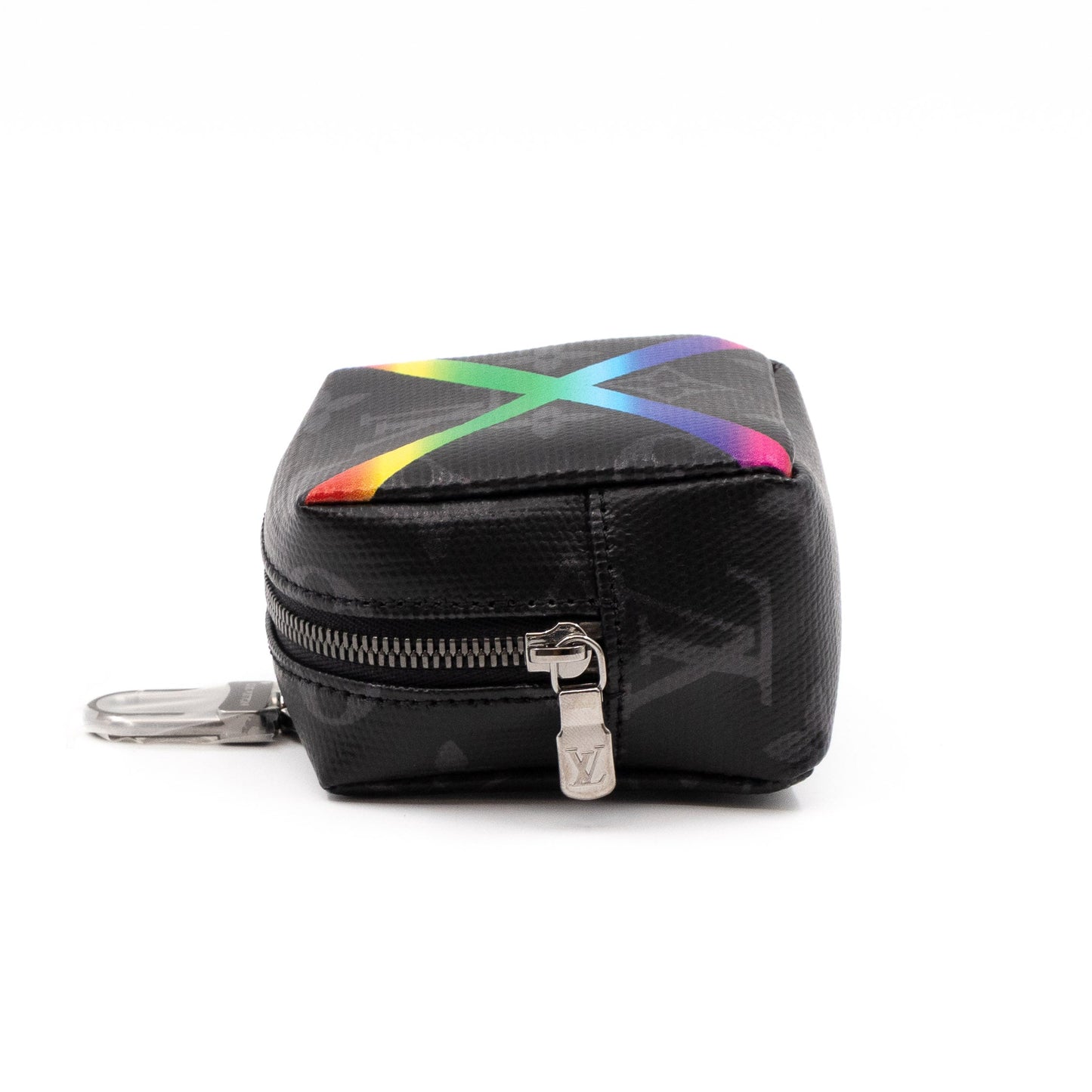 Louis-vuitton Rainbow Box Pouch Bag Charm Key Ring Monogram Eclipse