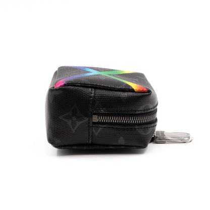 Louis-vuitton Rainbow Box Pouch Bag Charm Key Ring Monogram Eclipse