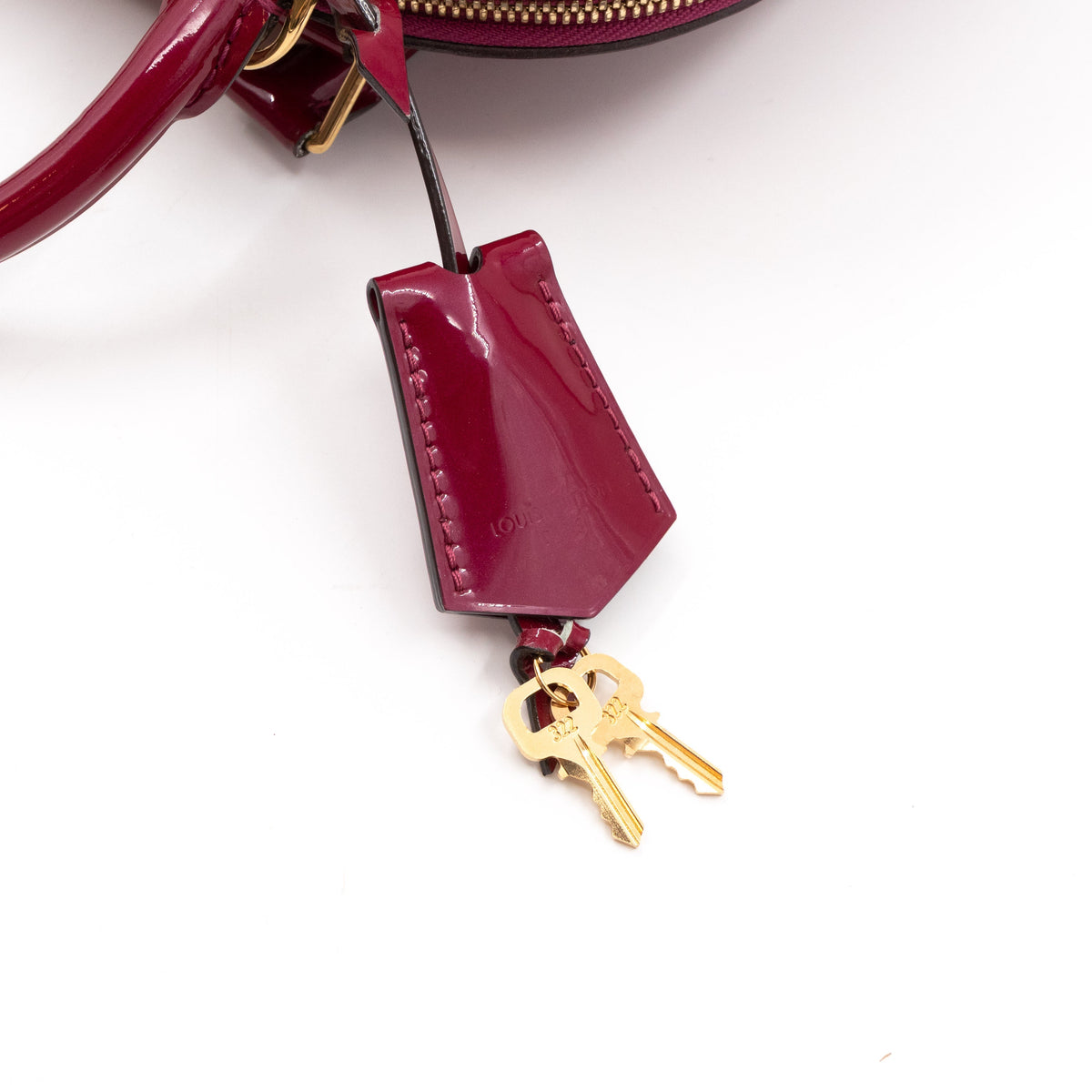 Louis-vuitton Alma BB Vernis Magenta