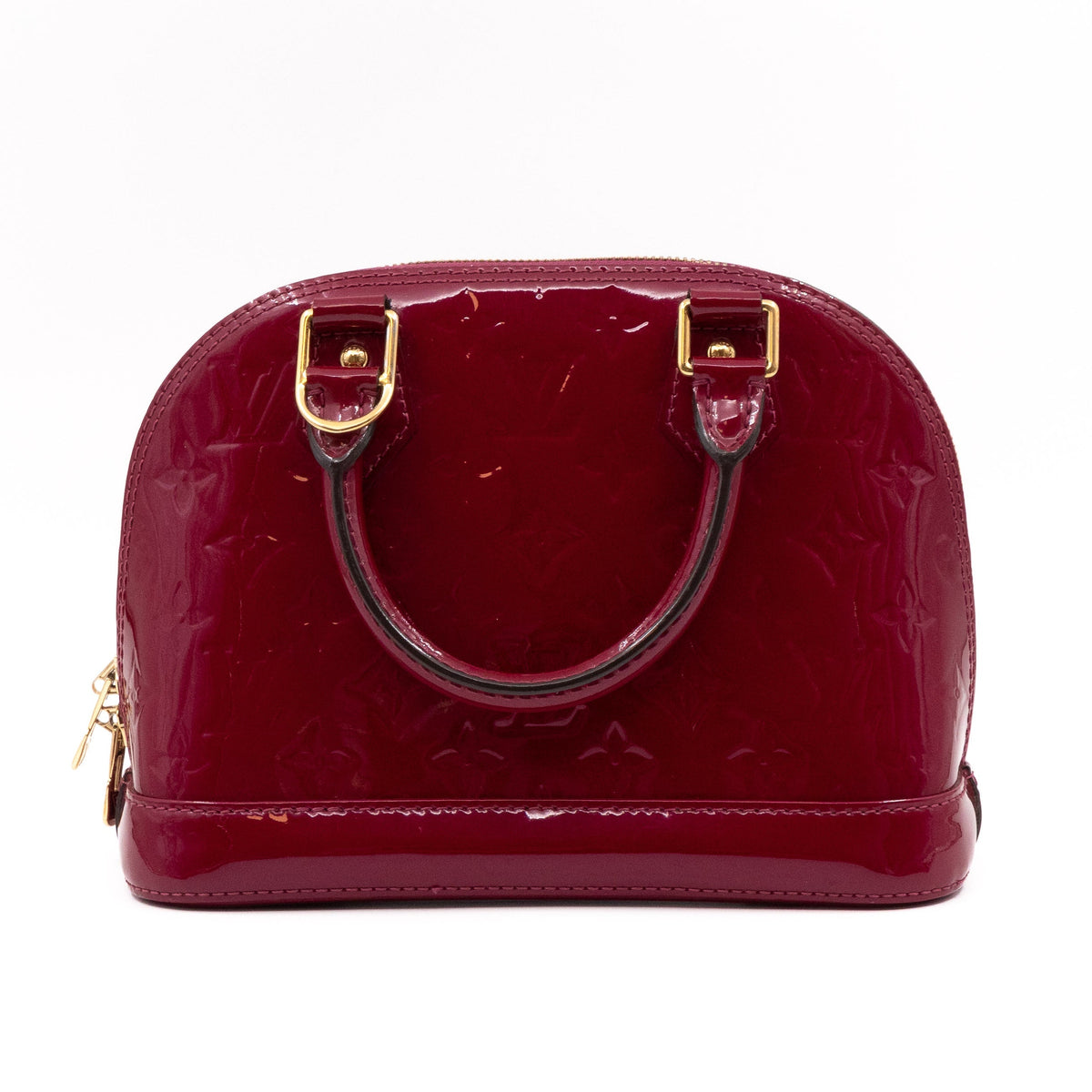 Louis-vuitton Alma BB Vernis Magenta