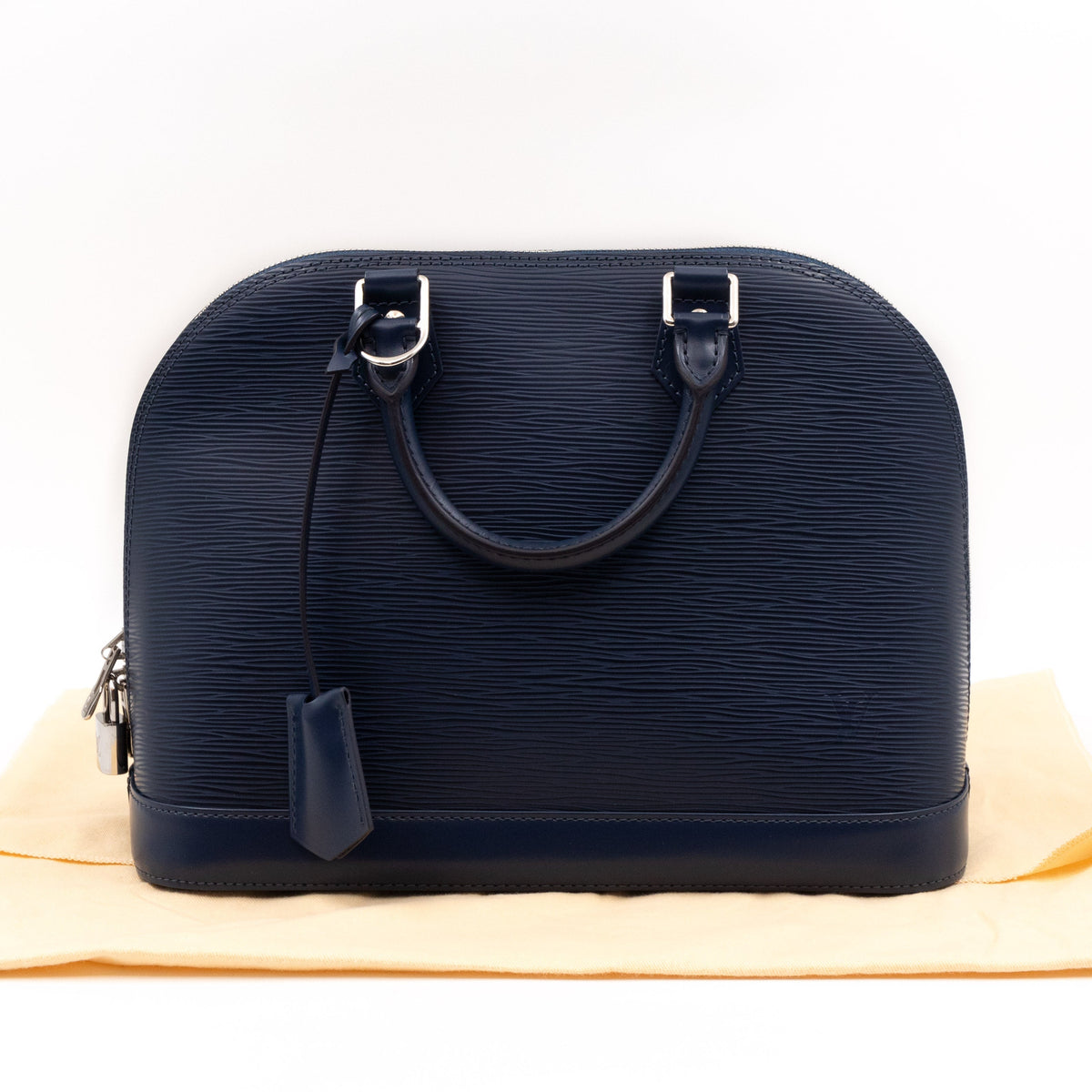 Louis-vuitton Alma PM Epi Leather Indigo
