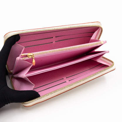 Louis-vuitton Zippy Wallet Multicolore White