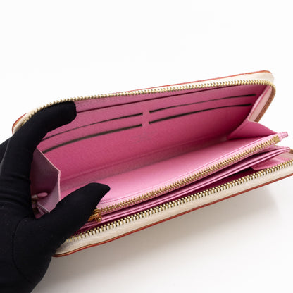 Louis-vuitton Zippy Wallet Multicolore White