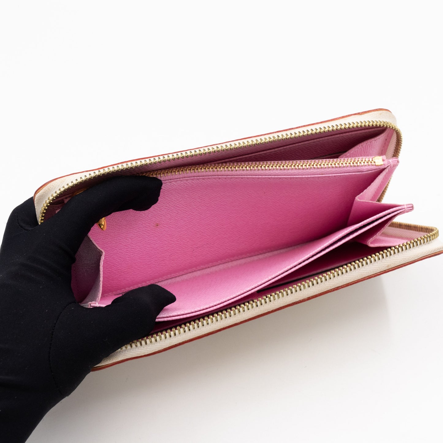 Louis-vuitton Zippy Wallet Multicolore White