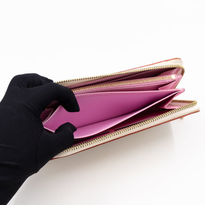 Louis-vuitton Zippy Wallet Multicolore White