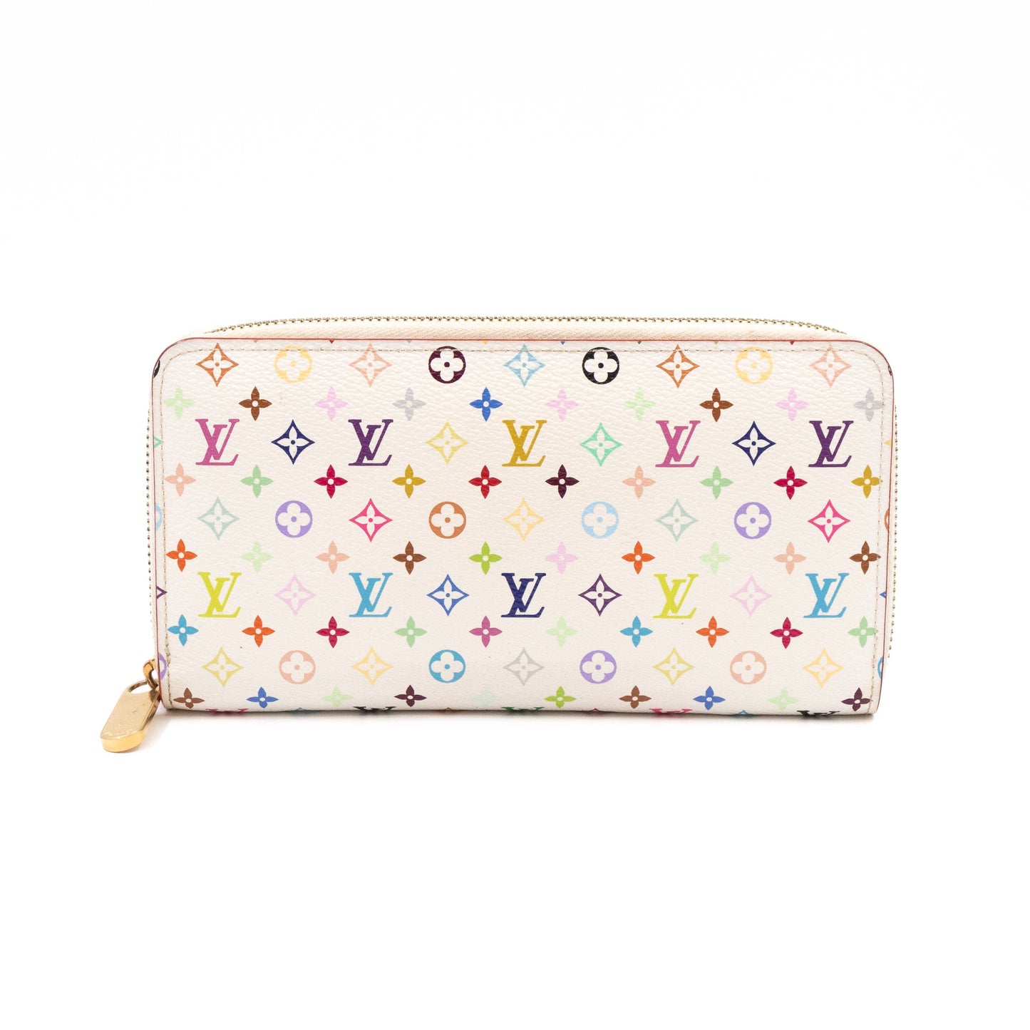 Louis-vuitton Zippy Wallet Multicolore White