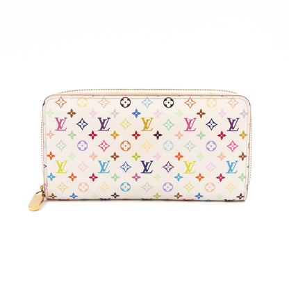 Louis-vuitton Zippy Wallet Multicolore White