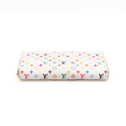 Louis-vuitton Zippy Wallet Multicolore White