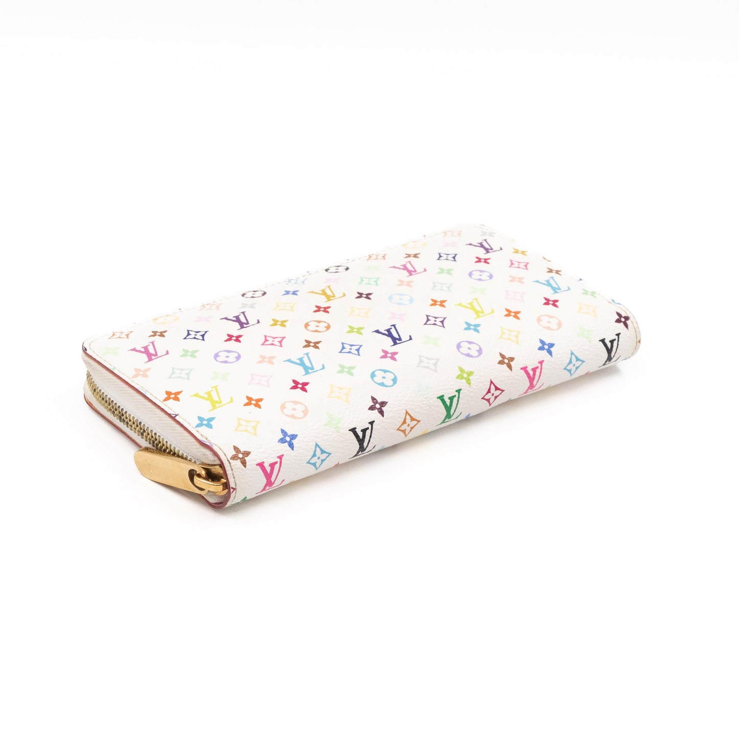 Louis-vuitton Zippy Wallet Multicolore White
