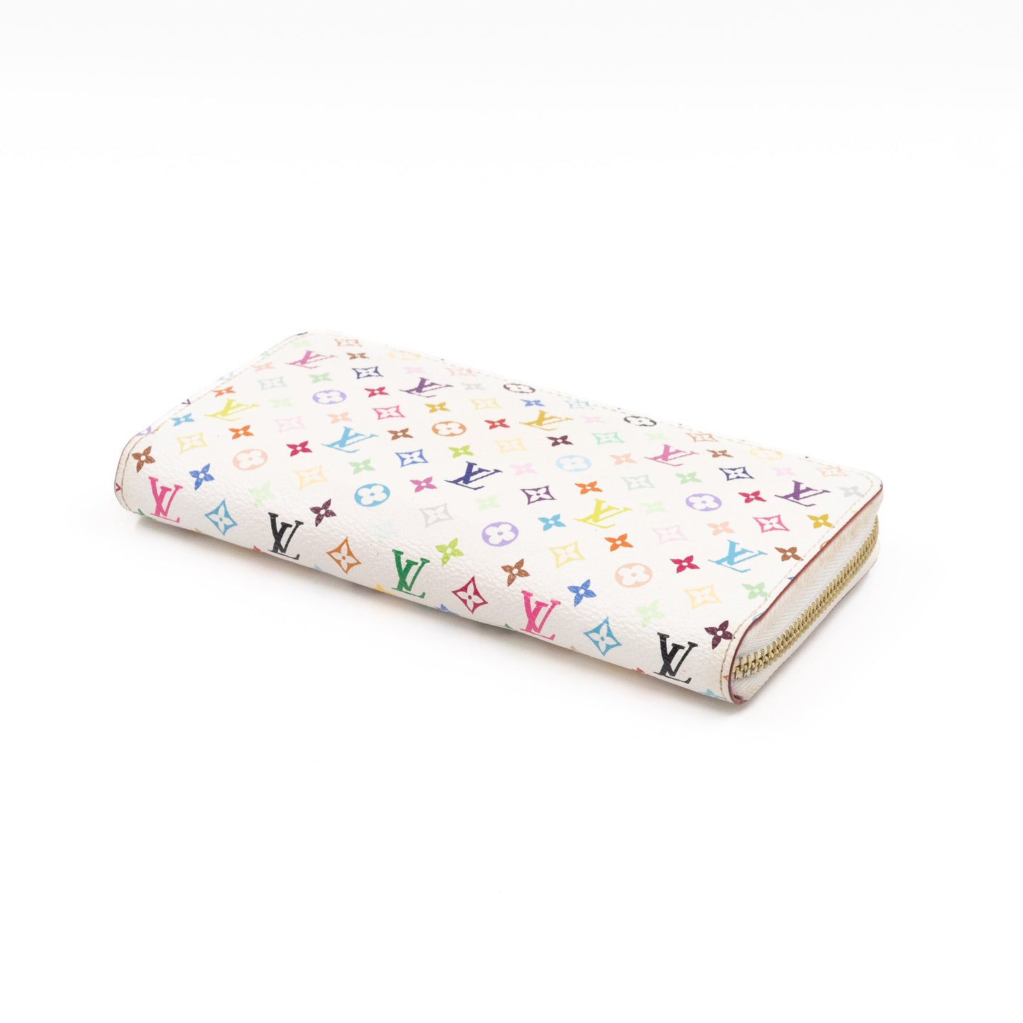 Louis-vuitton Zippy Wallet Multicolore White