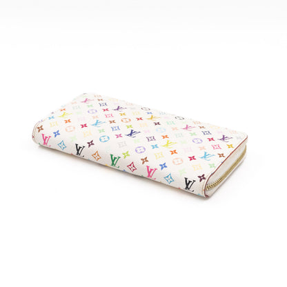 Louis-vuitton Zippy Wallet Multicolore White