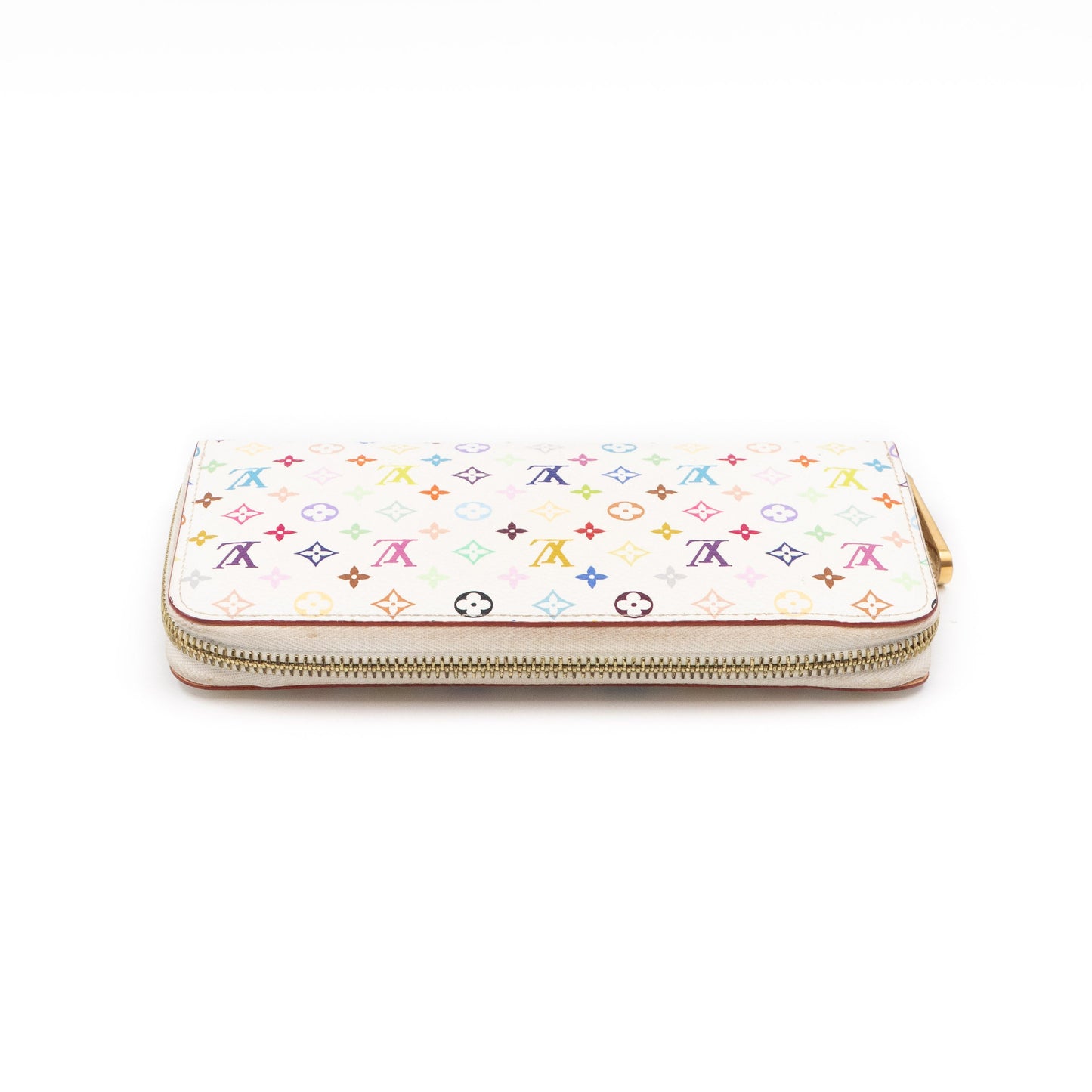 Louis-vuitton Zippy Wallet Multicolore White