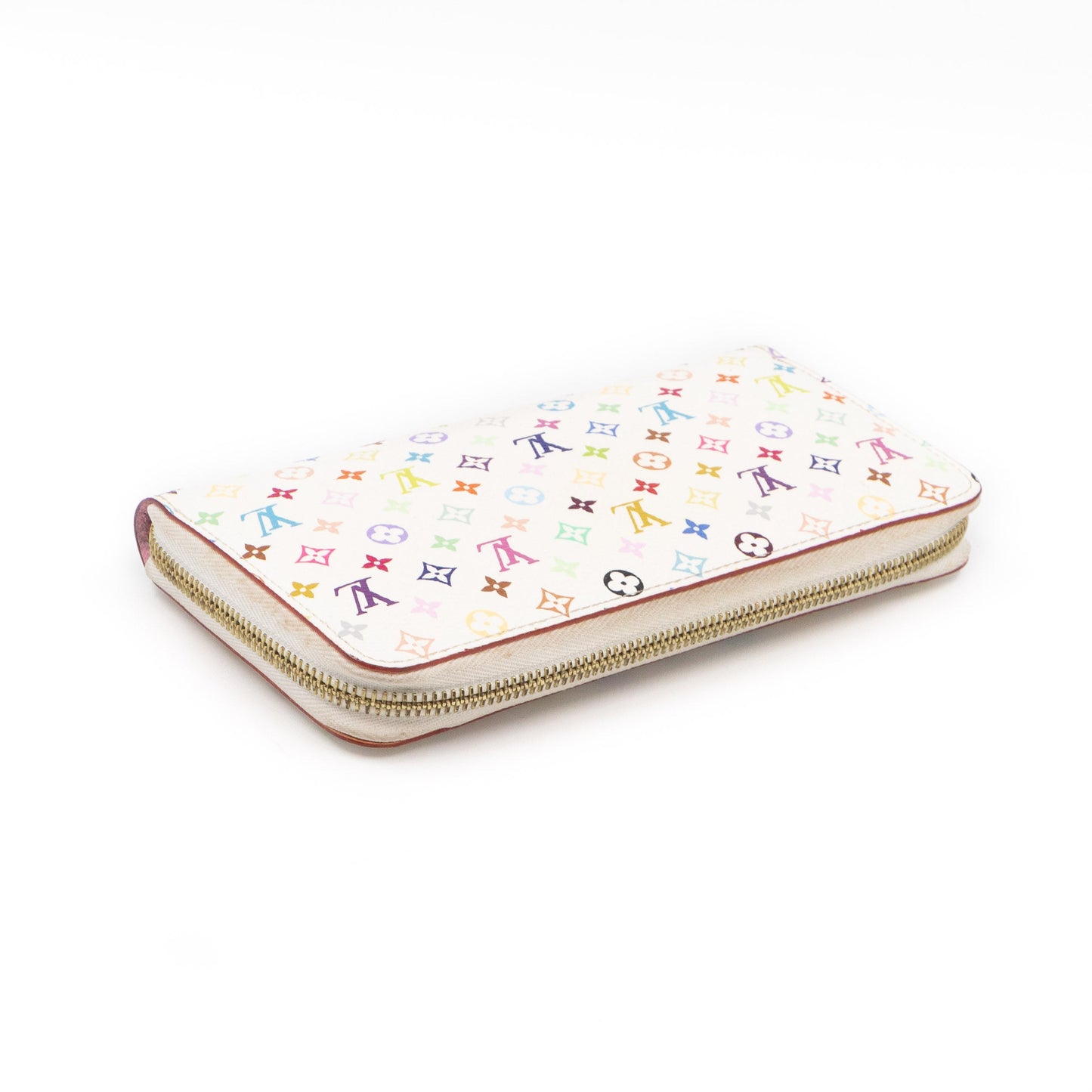 Louis-vuitton Zippy Wallet Multicolore White